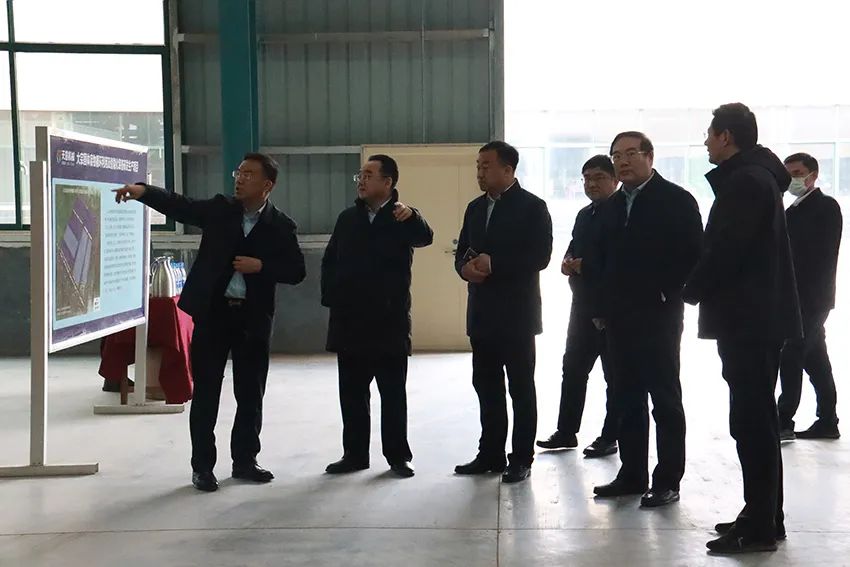 濟(jì)寧市委常委，市政府副市長(zhǎng)、黨組副書記王宏偉蒞臨天意機(jī)械調(diào)研大宗固廢項(xiàng)目